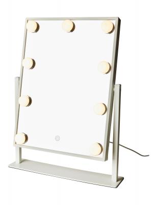 MAKE-UP SPEJL M/9 PÆRER HVID FIRK. 39X46 T/STRØM
