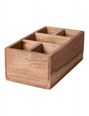 TRÆKASSE M/5 RUM AKACIE 27X15X10 CM