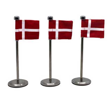 BORDFLAG 3-PAK DANNEBROG