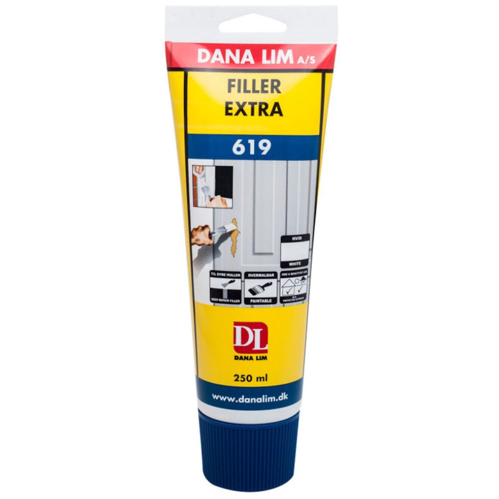 DANA POLYFILLA EXTRA HVID 250 ML