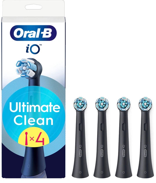 ORAL-B IO BØRSTEHOVEDER ULITMATE CLEAN SORT 4 STK