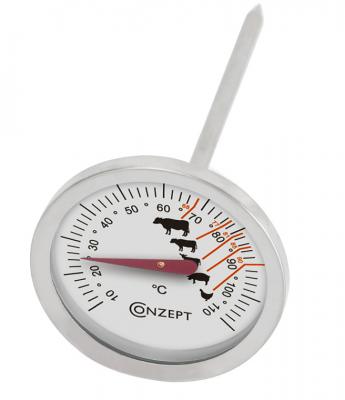 CONZEPT STEGETERMOMETER M/VISER 15 CM RUND MANUEL