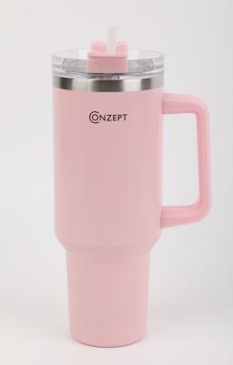 CZ TERMOKOP PINK 1,2 L M/SUGERØR-HANK