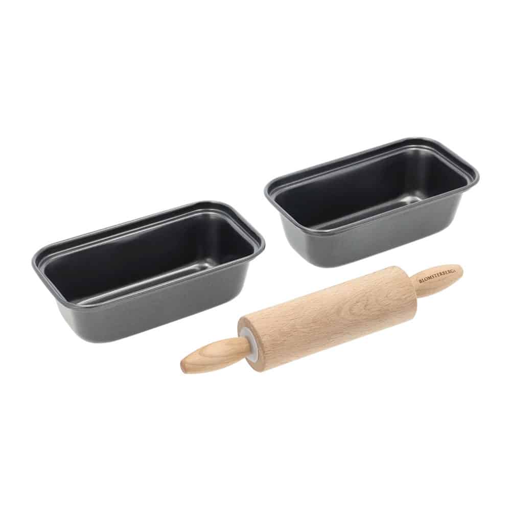 BLOMSTERBERG MINI-BRØDFORMSÆT M/KAGERULLE