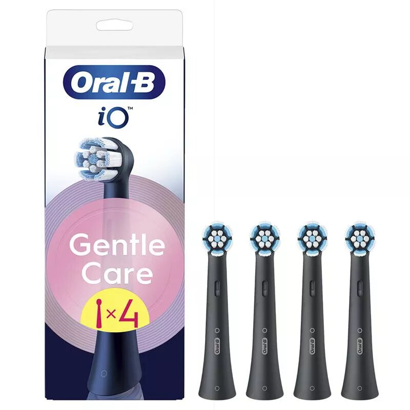 ORAL-B IO BØRSTEHOVDER SOFT SORT 4 STK