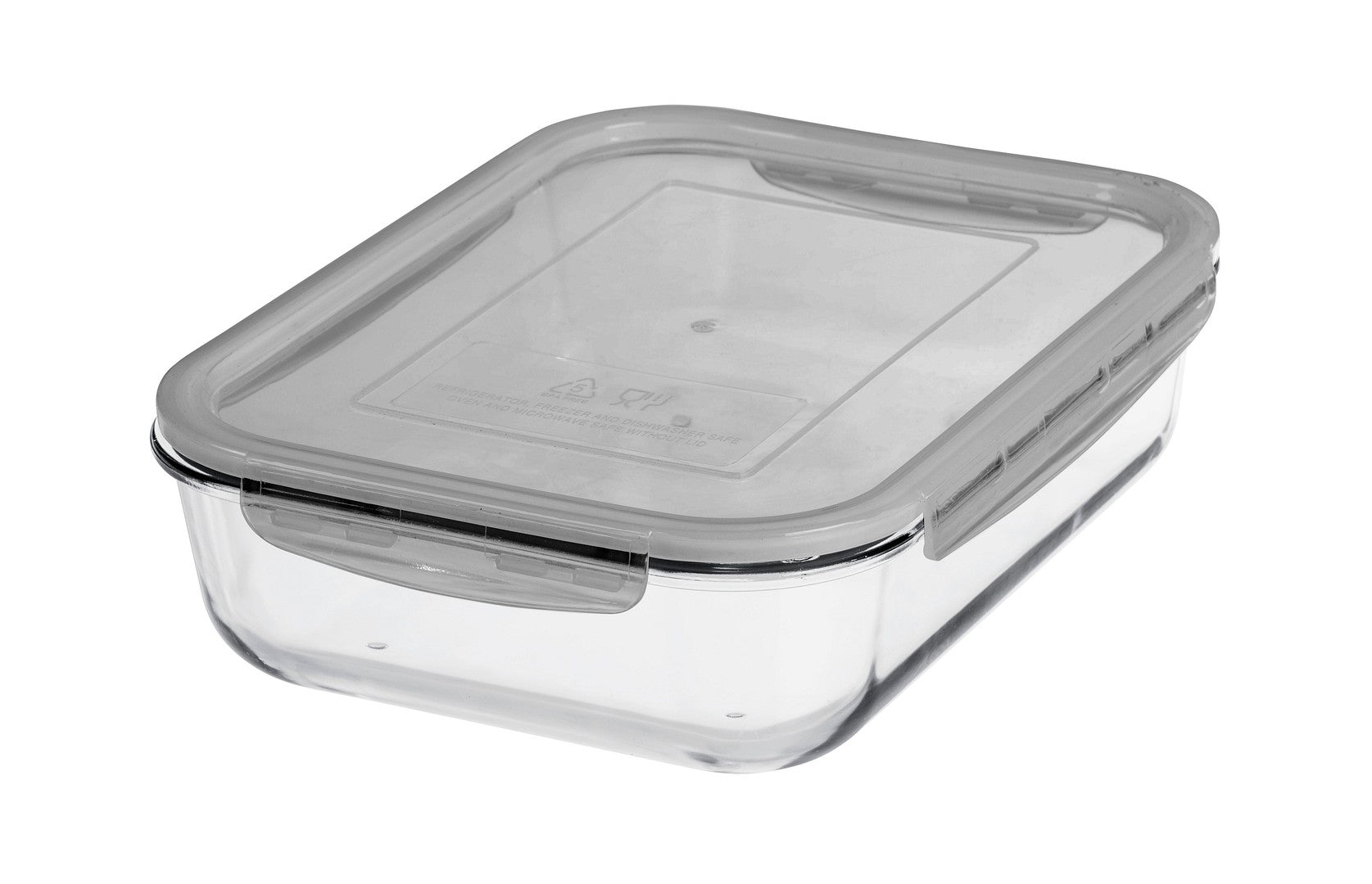 GASTROMAX GLASFAD M/PLASTLÅG 2,7 LTR