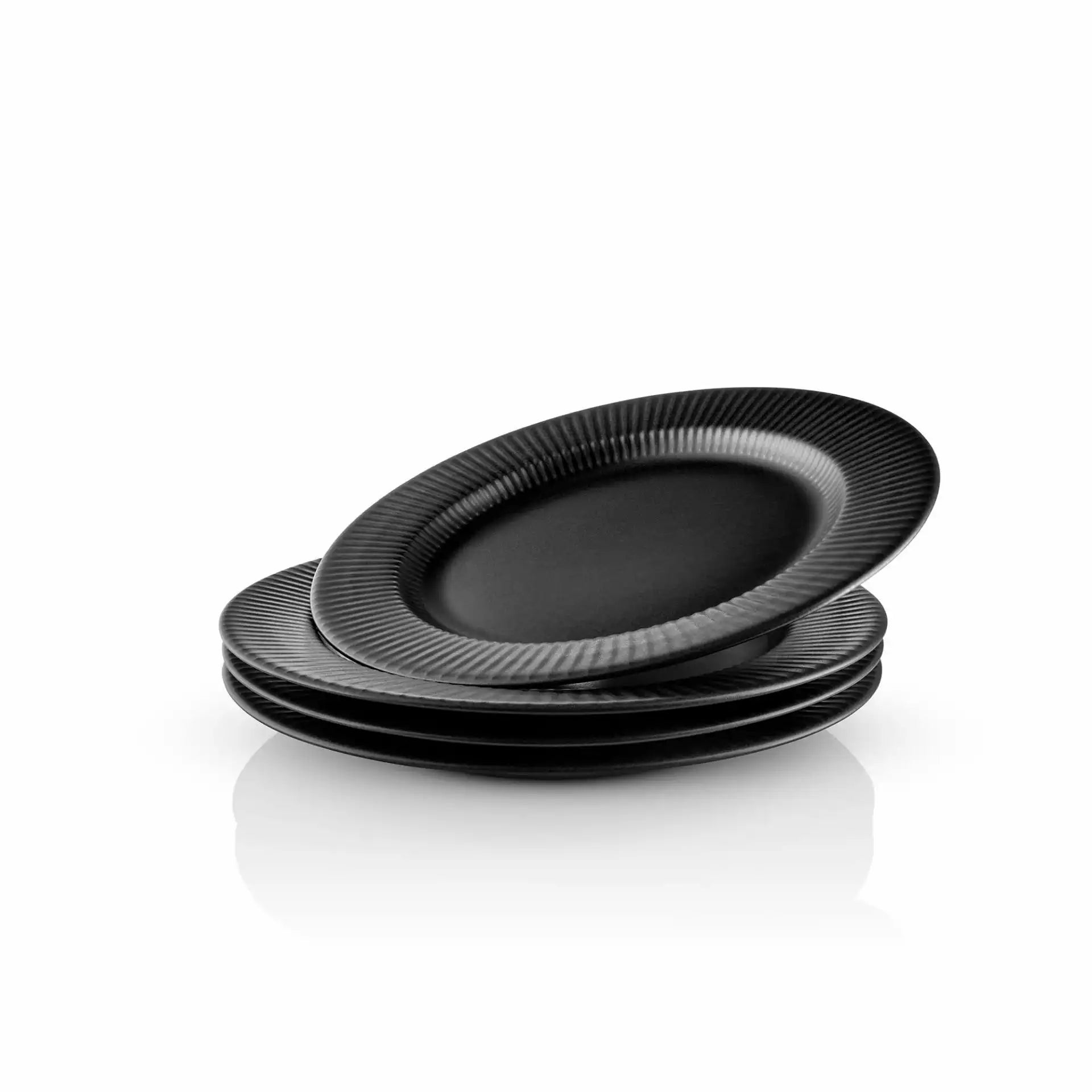 LN BLACK TALLERKEN 25 CM 4-PAK