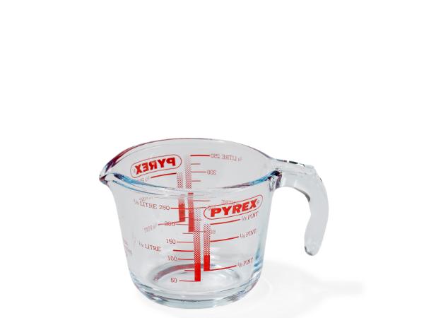 PYREX MÅLEBÆGER 0,25 L GLAS