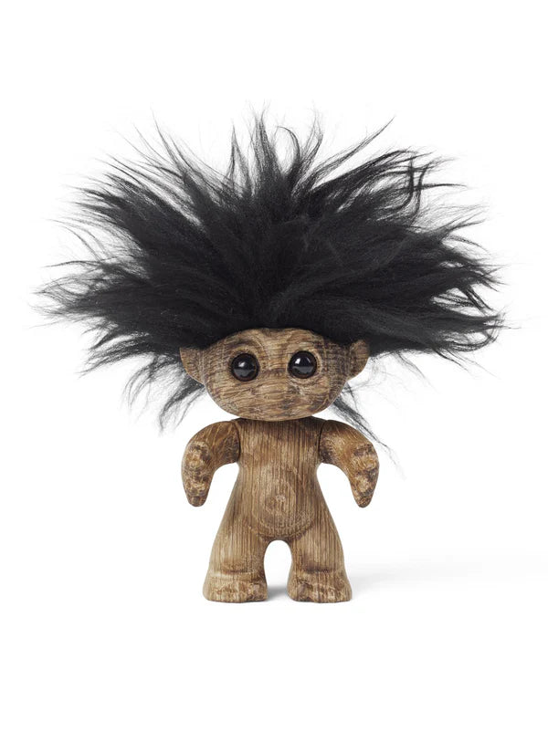GOOD LUCK TROLL 9 CM TRÆ