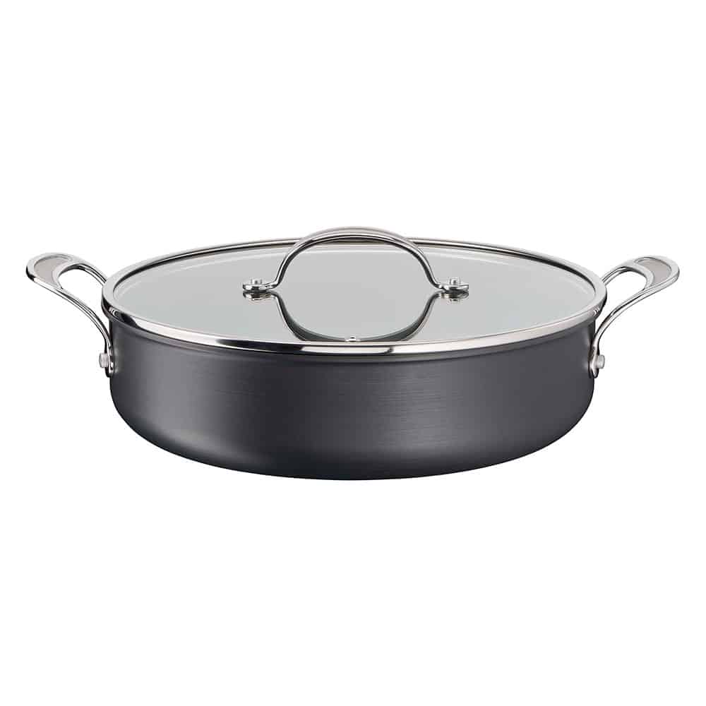 TEFAL JAMIE OLIVER SAUTERGRYDE 30 CM MED GLASLÅG HARD ANO