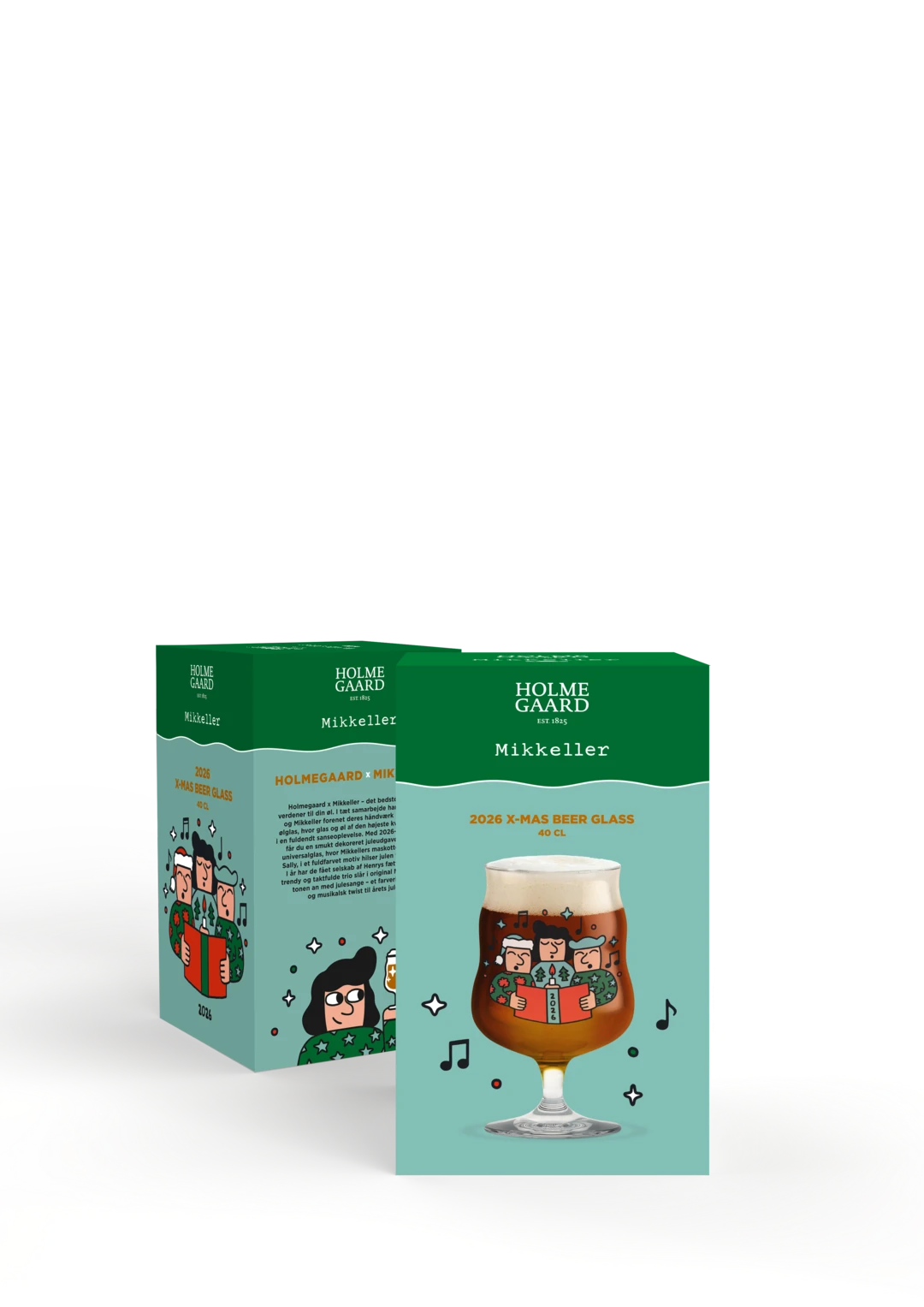 HG MIKKELLER ØLGLAS 40 CL JULEGLAS 2026