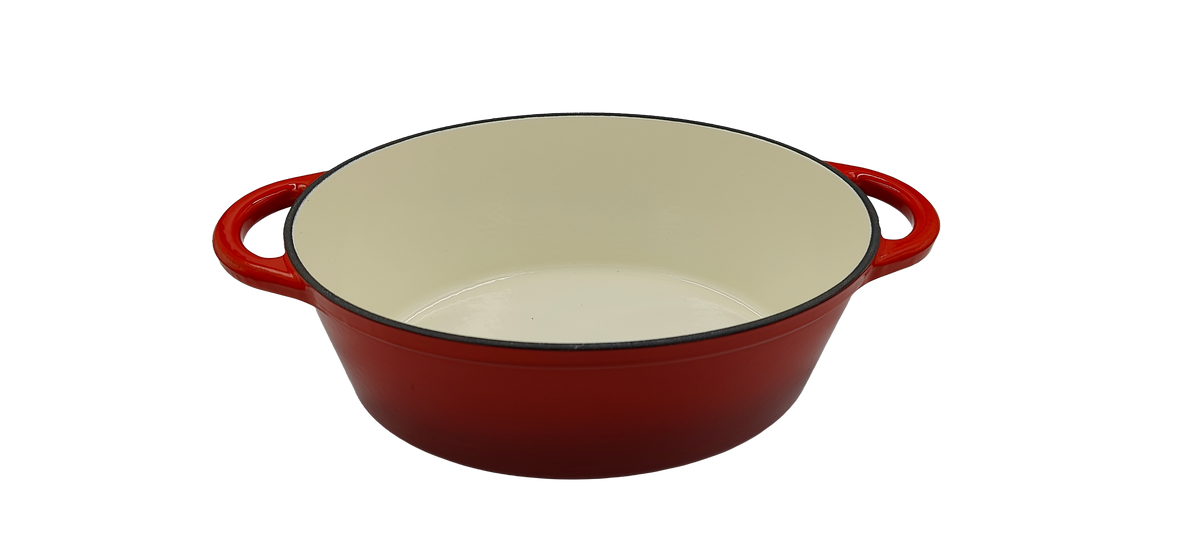 CONZEPT STØBEJERN RØD OVAL GRYDE 4 L 29,4X21 CM