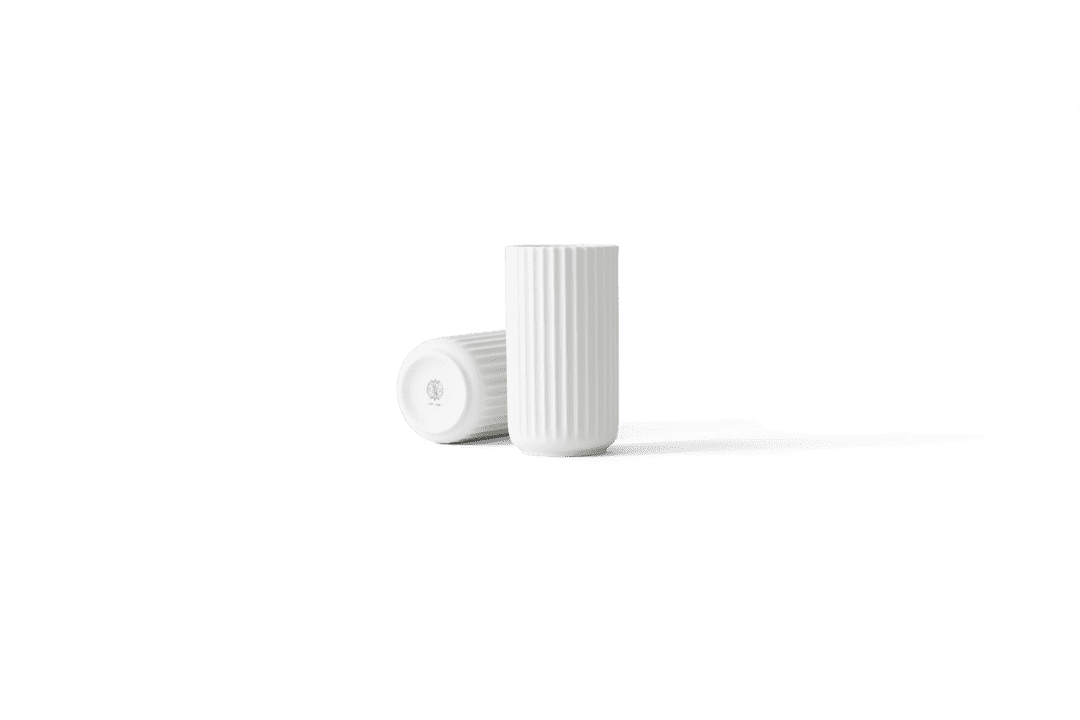LYNGBY VASE 15 CM HVID