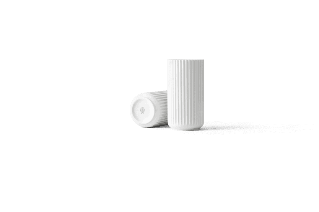 LYNGBY VASE 20 CM HVID