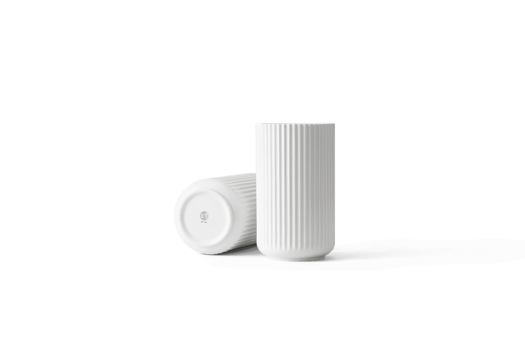 LYNGBY VASE 25 CM HVID