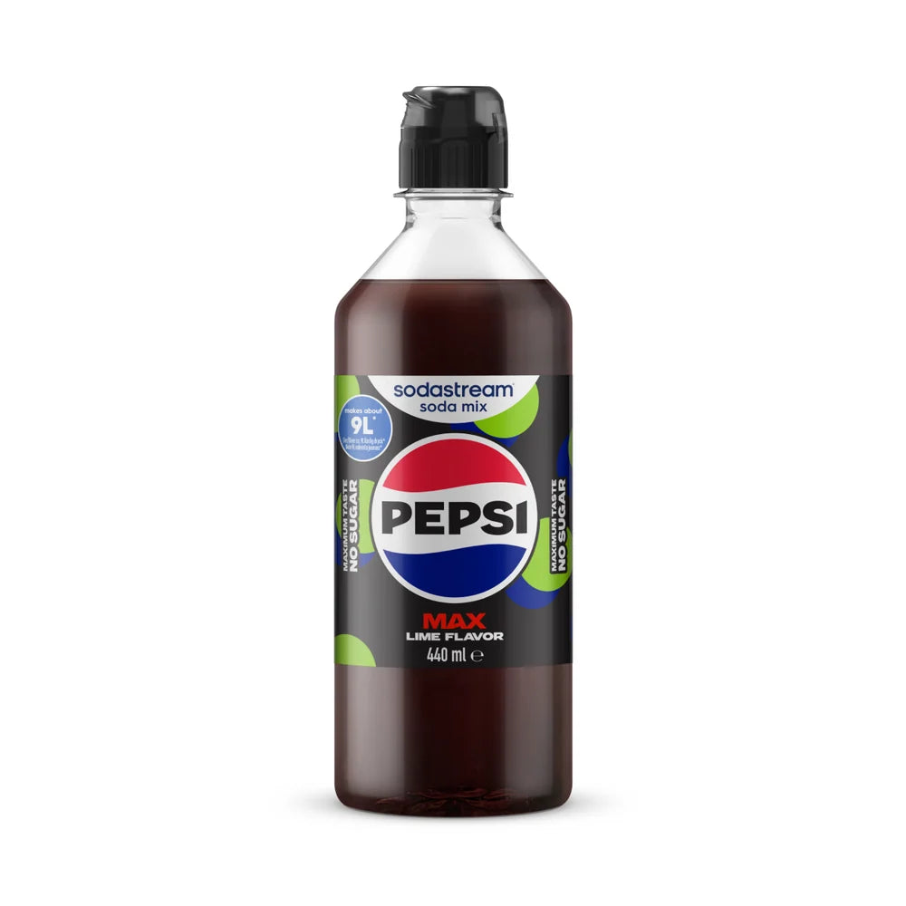 SODASTREAM NY SIRUP PEPSI MAX/LIME 440 ML T/9 LTR