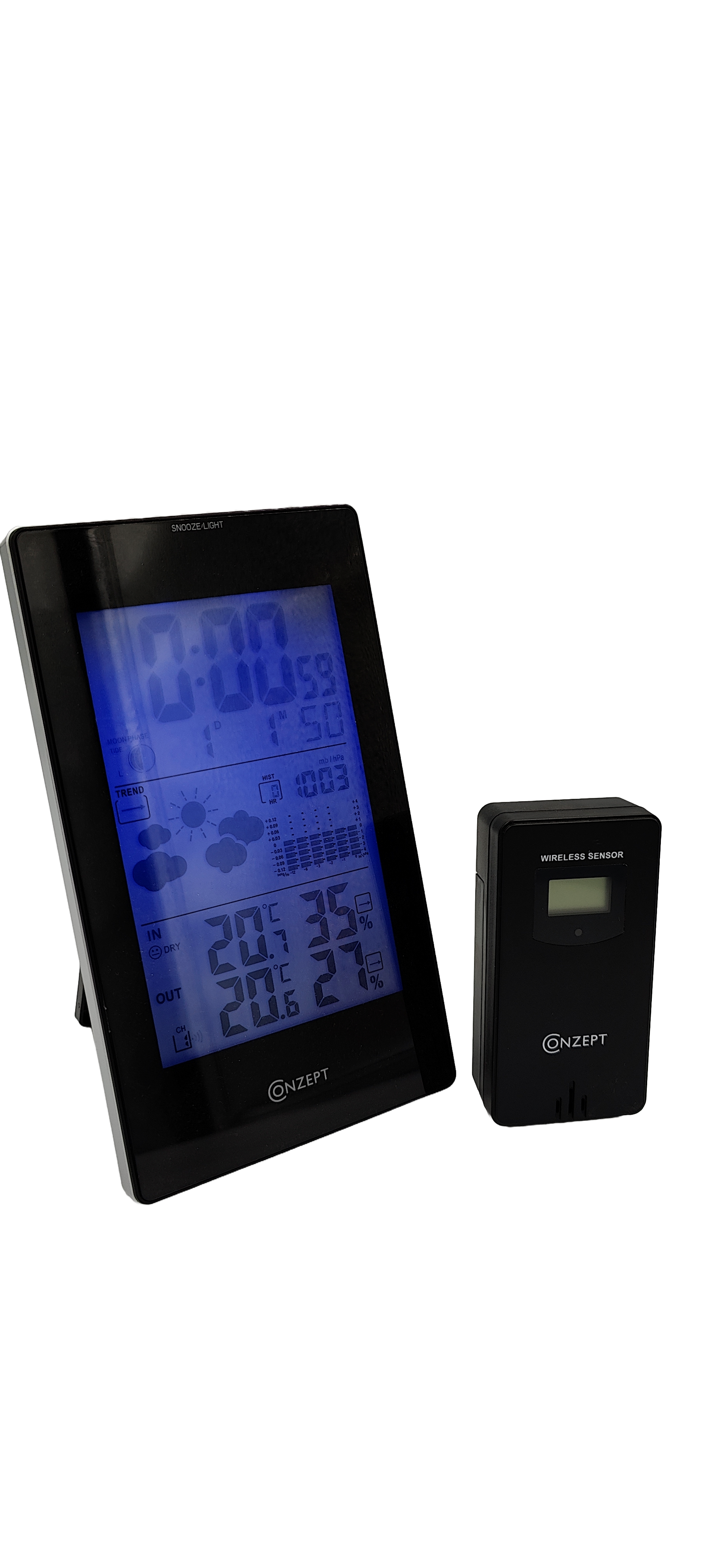 CZ VEJRSTATION DIGITAL SORT T/VÆG