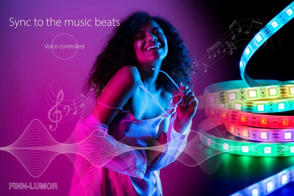 LED STRIPLIGHT 5 METER RGB VOICE CONTROLL