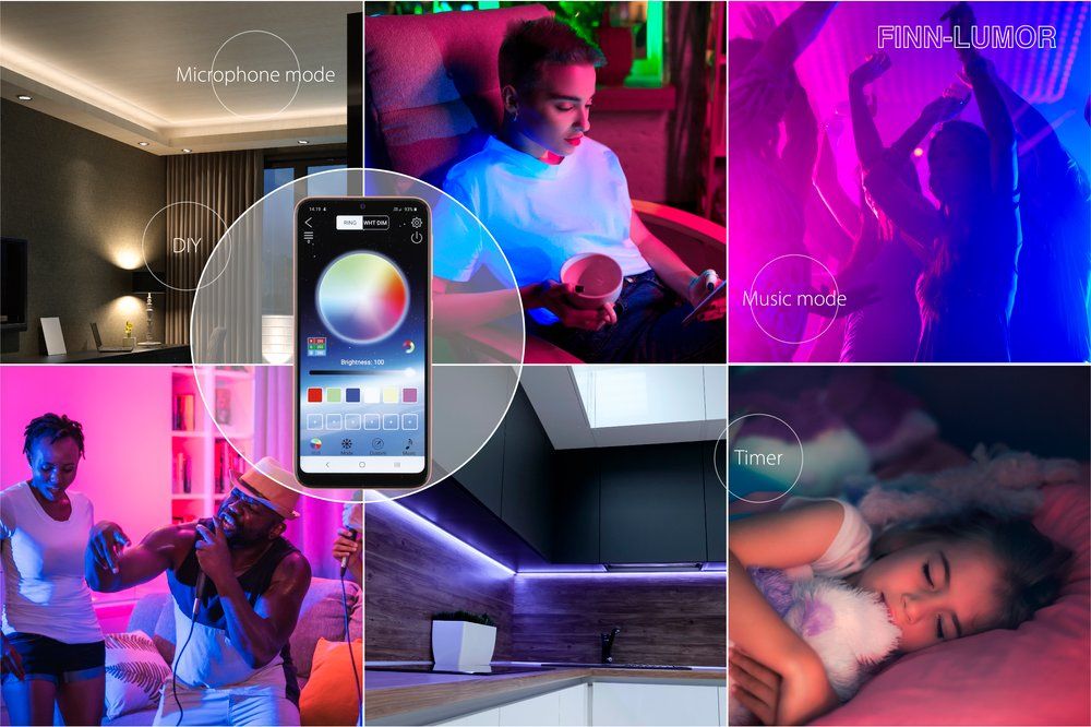 LED STRIPLIGHT 5 METER RGB VOICE CONTROLL