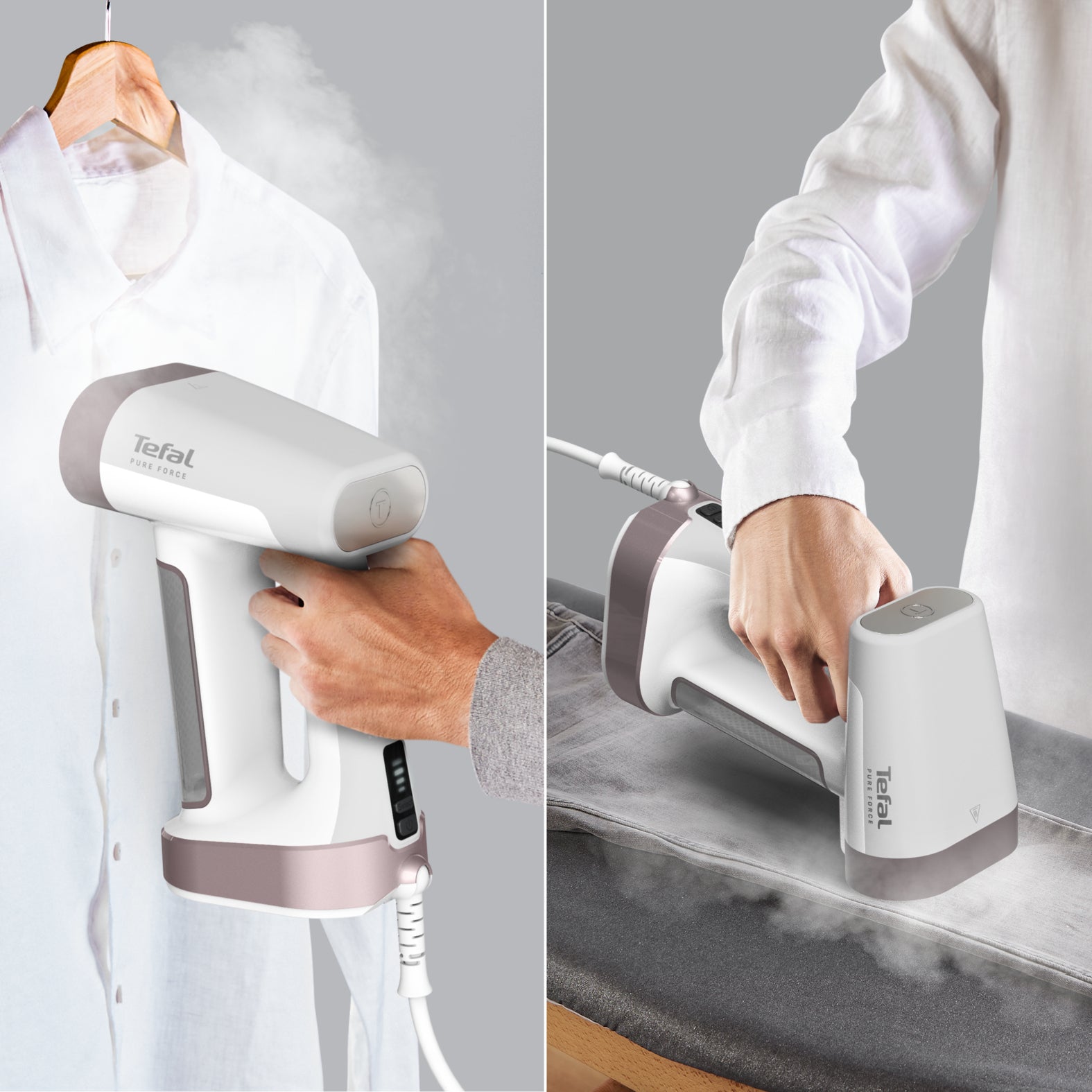 TEFAL TØJDAMPER PURE FORCE 2-I-1