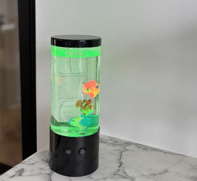 CONZEPT FISKELAMPE MED 3 FISK, TIL BATTERI ELLER USB