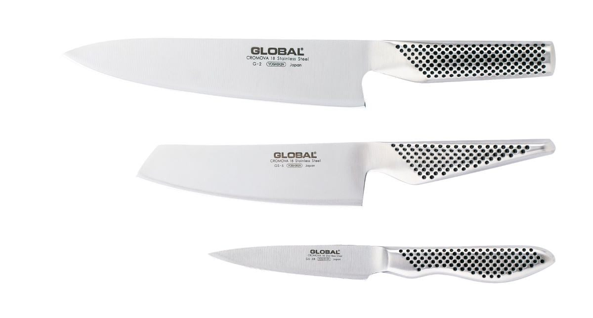 GLOBAL KNIVSÆT 3 DELE G-2, GS-5, GS-38