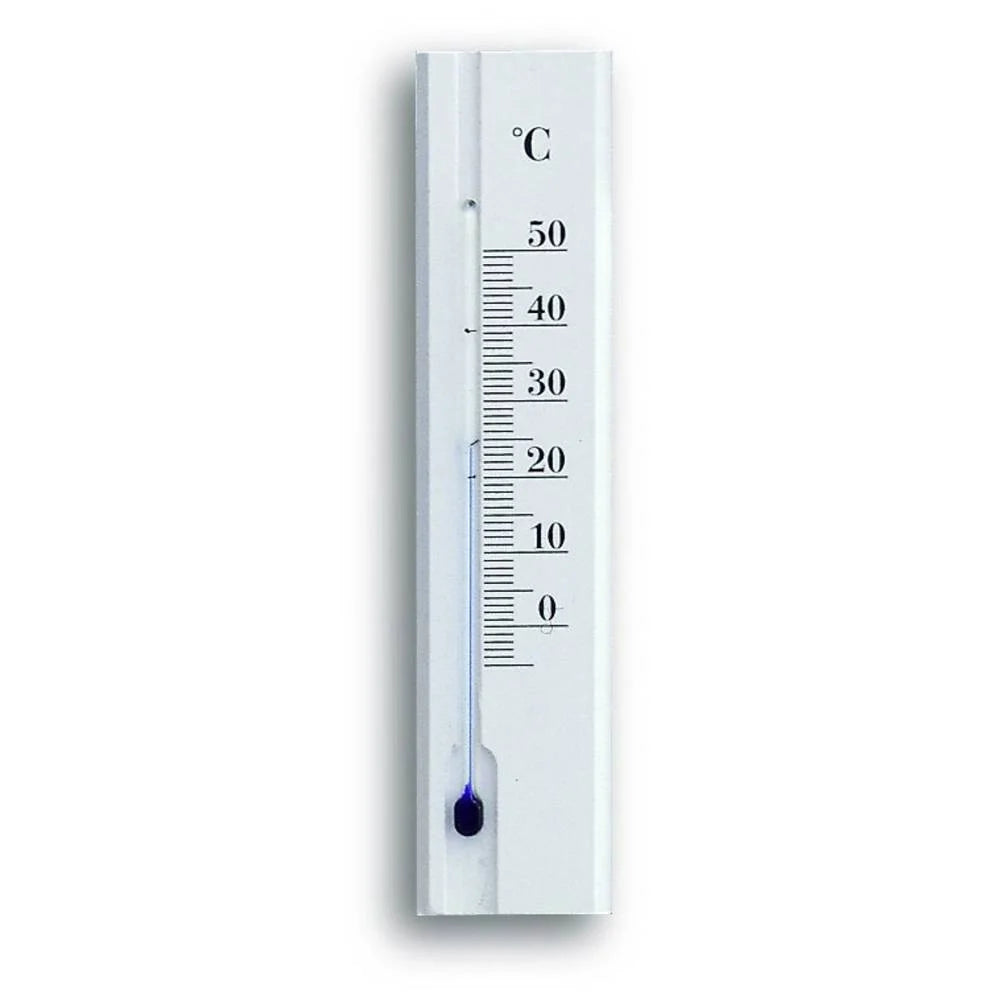 TFA INDENDØRS TERMOMETER, HVID, TRÆ