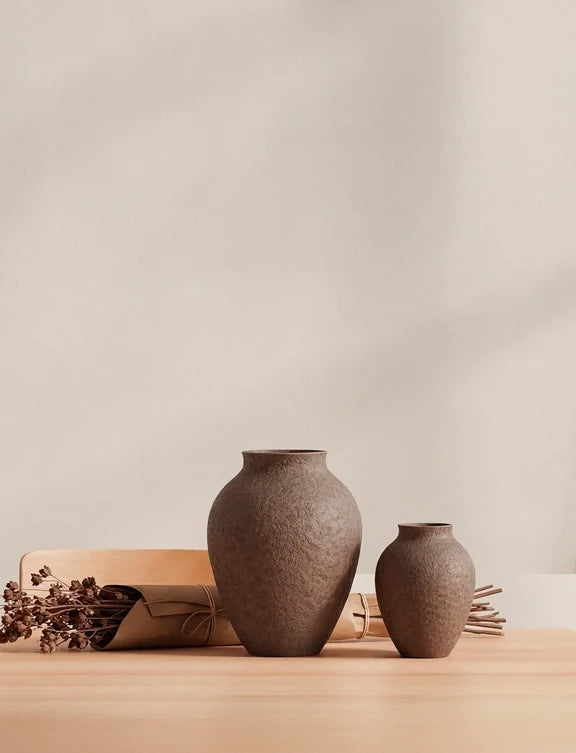 KNABSTRUP VASE 27 CM BARK MELERET