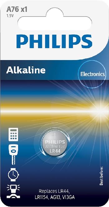 LR44/A76 BATTERI PHILIPS