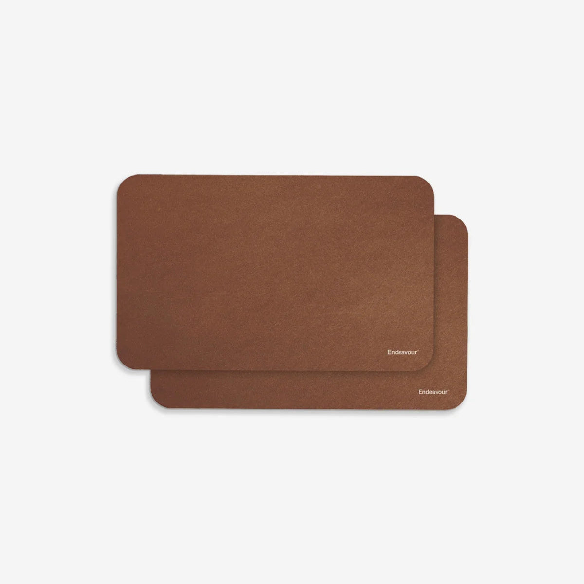 ENDEAVOUR TWIN SKÆREBRÆT FIBERTRÆ 2 STK 35X23 CM BRUN