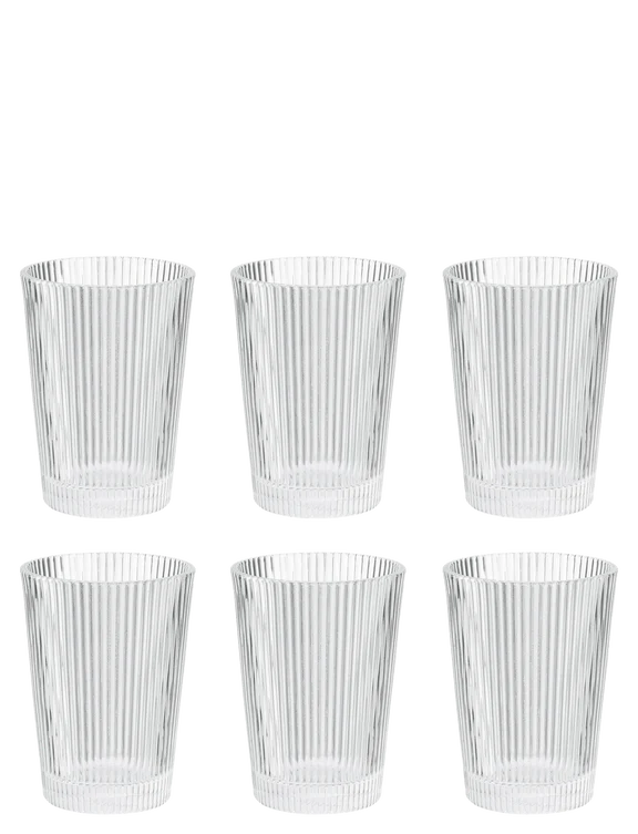 STELTON PILASTRO VANDGLAS 24 CL 6-PAK