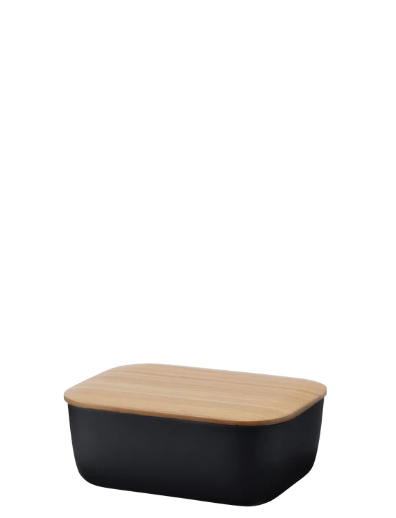 RIGTIG by STELTON SMØRBOKS SORT/BAMBUS