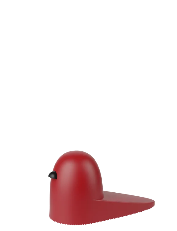 RIGTIGbySTELTON BOB DØRSTOPPER/KILE RØD