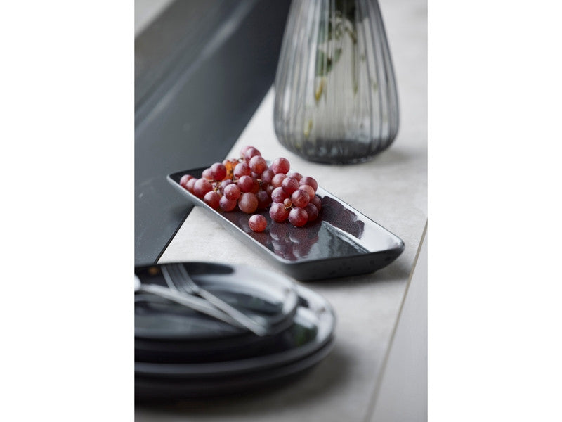BITZ GALAXY BLACK SORT SERVERINGSFAD 38X14 CM