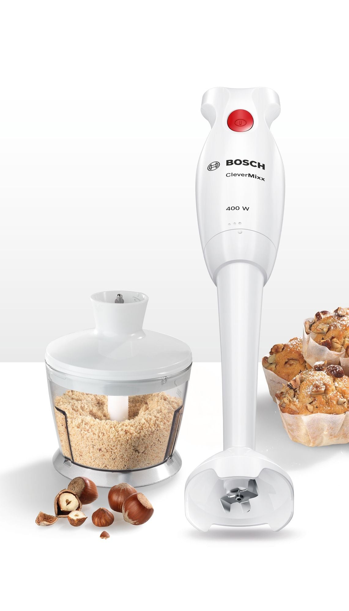 BOSCH STAVBLENDER 400W HVID