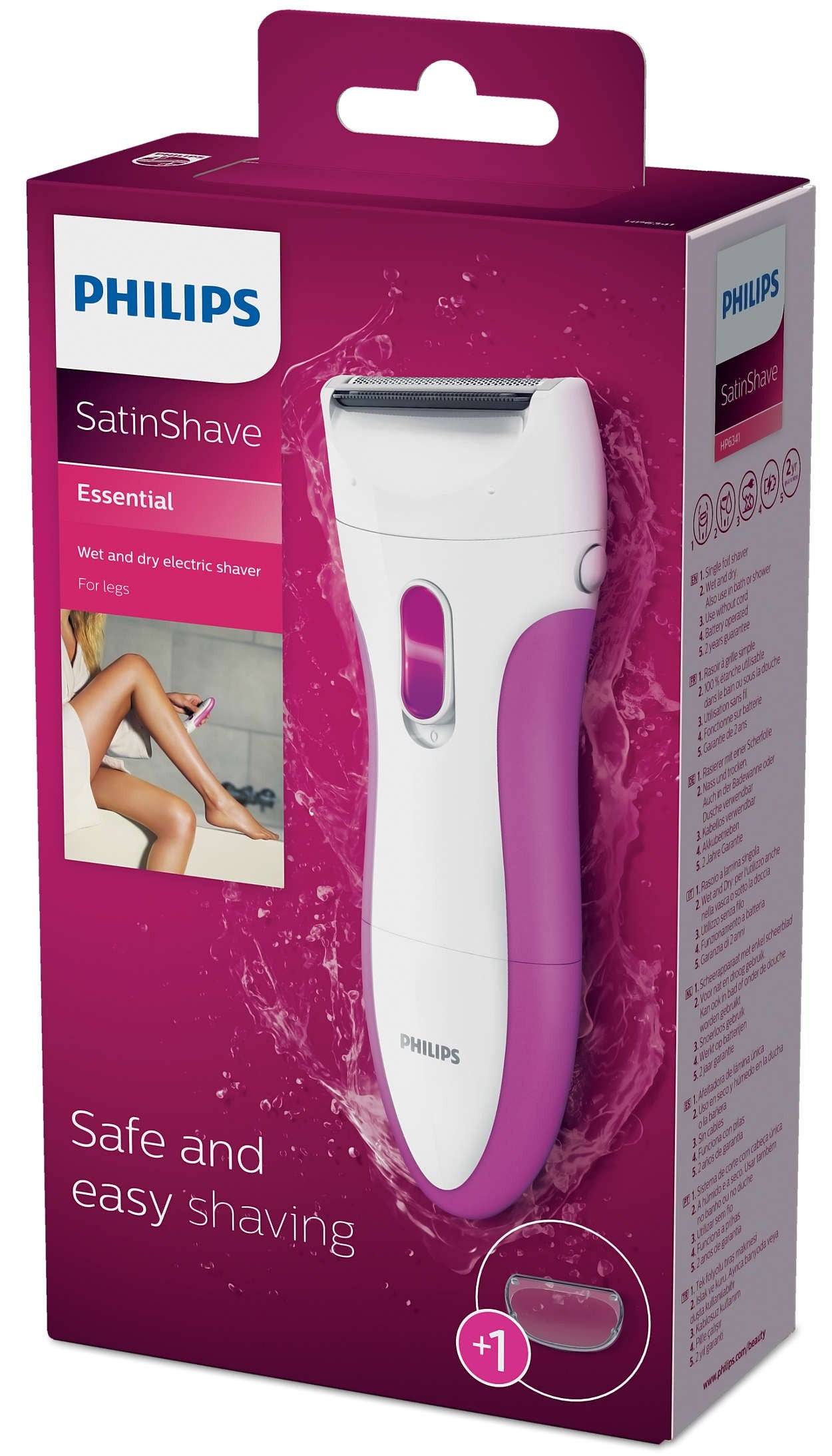 PHILIPS LADYSHAVER TIL BATTERIER