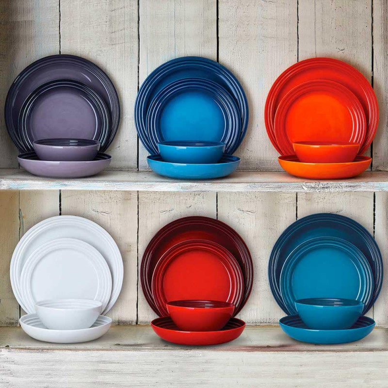 LE CREUSET TALLERKEN 22 CM RØD