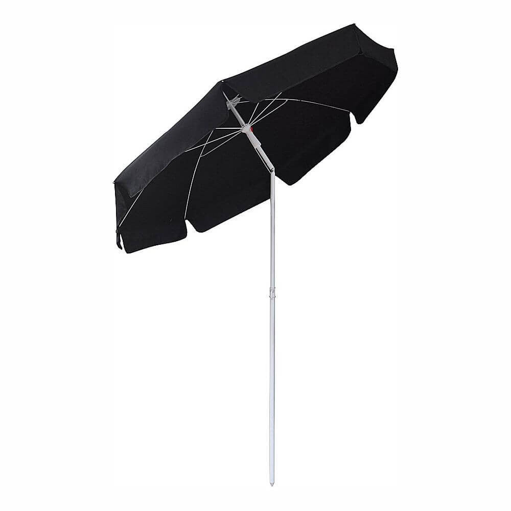 PARASOL MED TILT SORT Ø180CM